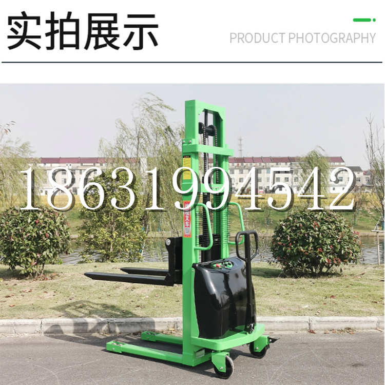 广安市电动叉车堆高车液压铲车电瓶1吨2吨站驾步行式小型全自动叉车